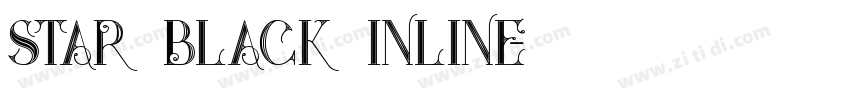 Star Black Inline字体转换 Star Black Inline字体转换